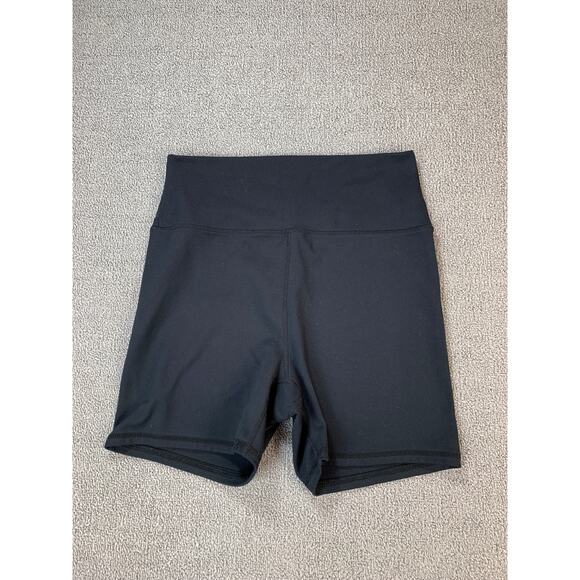 Bike Short Yoga Pilates Gym Black Size Medium - Picture 1 of 5
